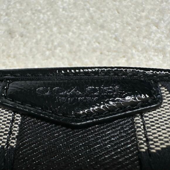 Coach Gray and Black Logo Wristlet - Picture 6 of 6